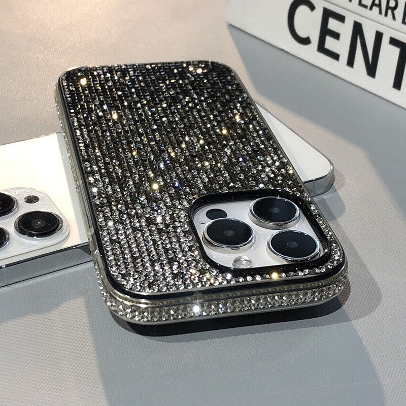 Glitter Bling Sparkle Diamond Phone Case For iPhone 17 16 Pro Max 15 14 13 12 11