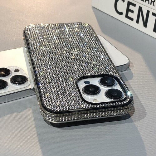 Glitter Bling Sparkle Diamond Phone Case For iPhone 17 16 Pro Max 15 14 13 12 11